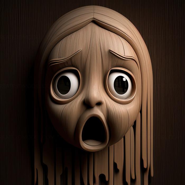 نموذج ثلاثي الأبعاد لآلة CNC ألعاب لعبة st Weeping Doll